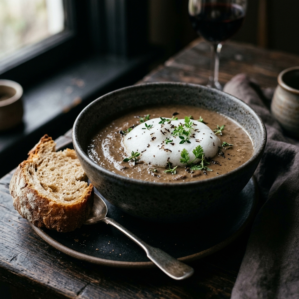 Truffle Mushroom Soup