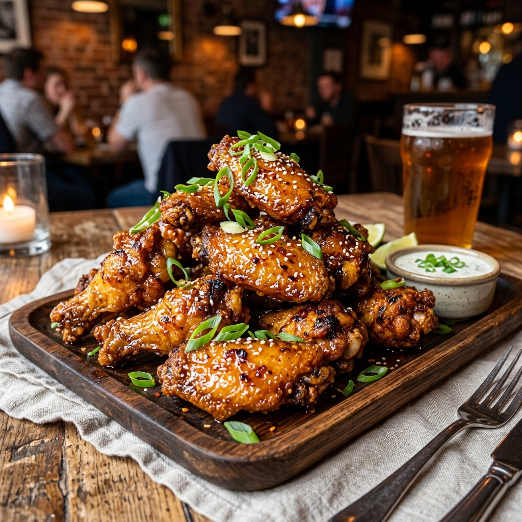 Spicy Honey Wings